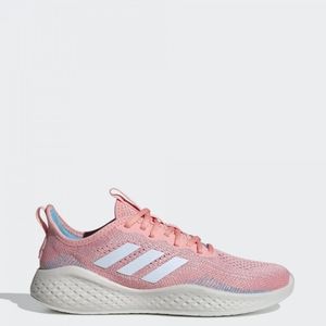 Adidas fluidflow pink athletic running shoes workout sneakers